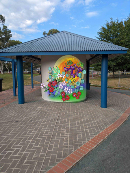Australian Flora   Gordon Park Diagram EXAMPLE ON WALL