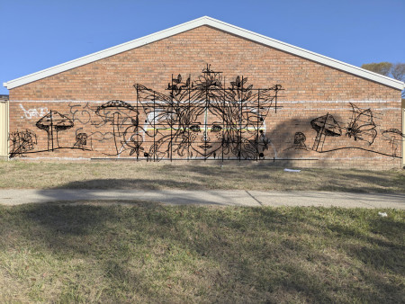 Fairy Face grid on Wall