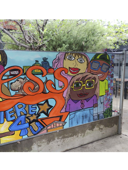 Kindness artwork on 3m plywood